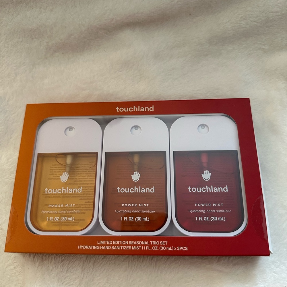 Touchland seasonal hand sanitizer trio- limited edition